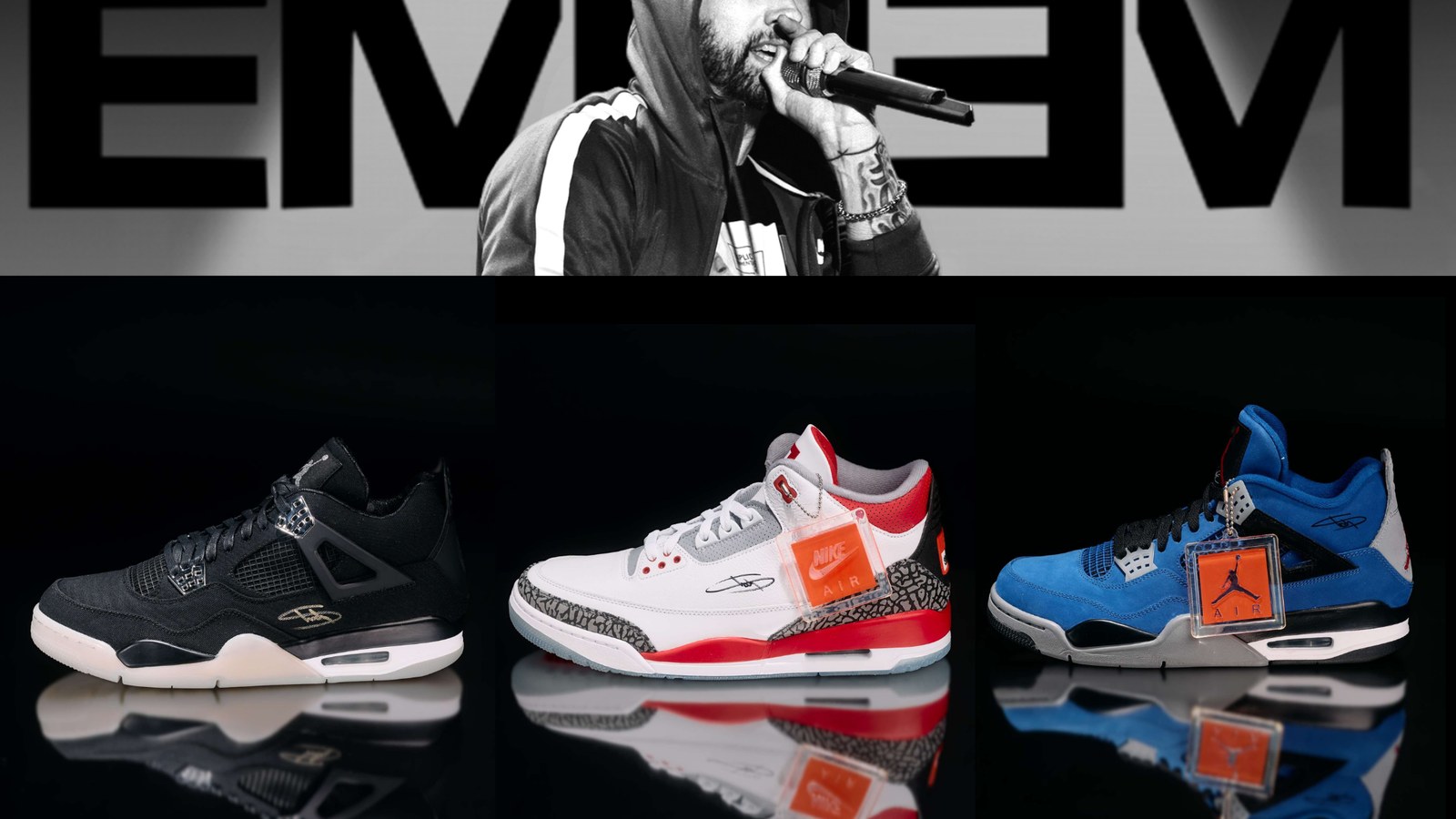 Eminem Is Auctioning 100+ Signed Sneakers for Detroit